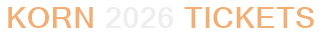 KoRn 2026 Tickets